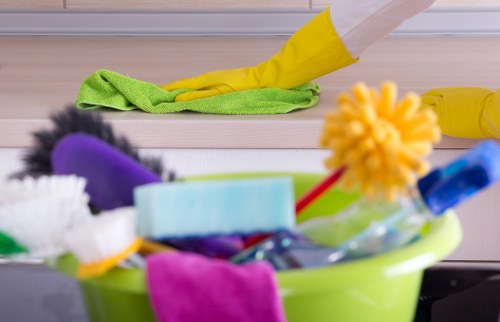 Freshly cleaned curtains in a Barnet home or business