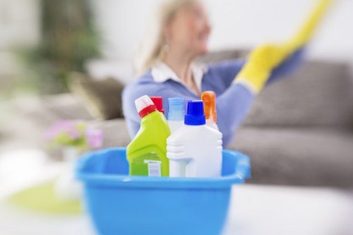 Commercial cleaners in Barnet maintaining an office space