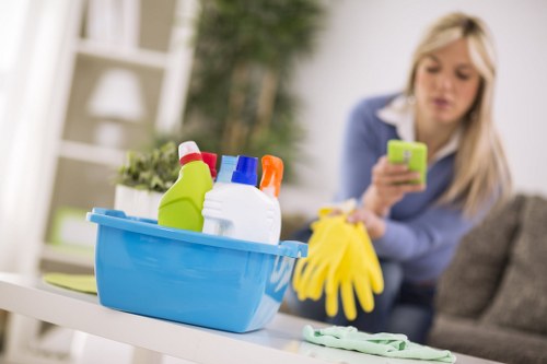 Cleaner handling waste disposal in compliance with regulations