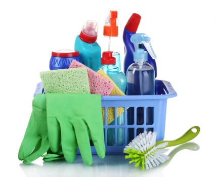 Kitchen surfaces cleaned as part of domestic cleaning in Barnet