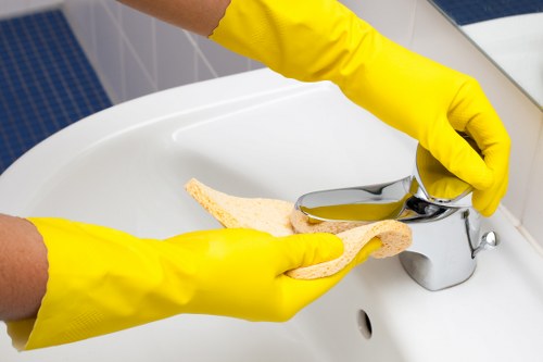 Local Barnet cleaning team preparing a home for handover